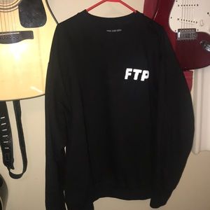 FUCKTHEPOPULATION pixel crewneck